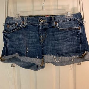 Lucky brand women’s jean shorts